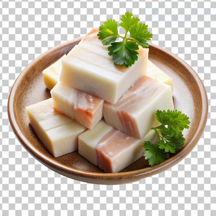 PSD lard on transparent background