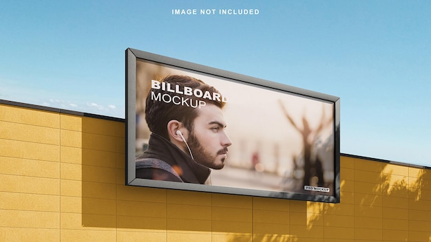 Large billboard mockup psd