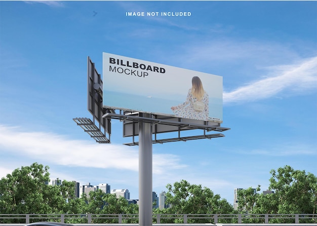 Large billboard mockup psd