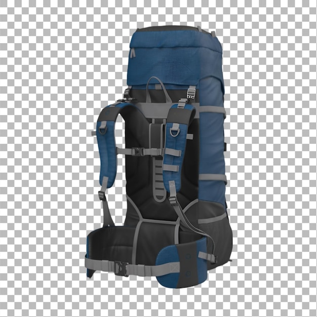 a large blue and black hiking backpack featuring multiple support straps and compartments ideal for long trekking and camping trips built with durable materials to withstand rough conditions