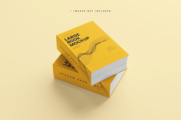 Large Book Mockups