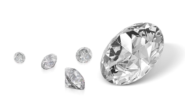 PSD 大きなクリア ダイヤモンドの透明な背景