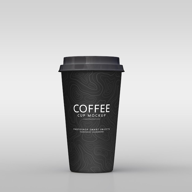 Large coffee cup  mockup psd