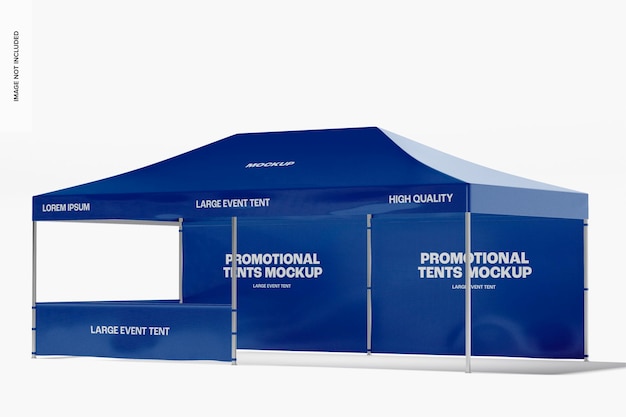 Mockup di tenda per eventi di grandi dimensioni