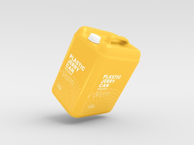 PSD large plastic jerry can mockup