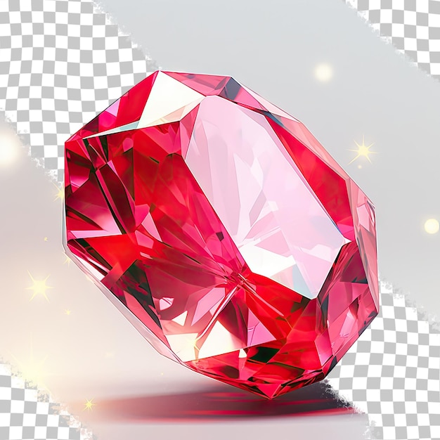 PSD a large red diamond with the words 