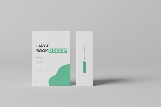 Mockup di libri di grandi dimensioni