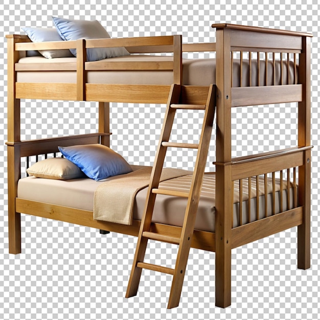 PSD large size bunk bed isolated png