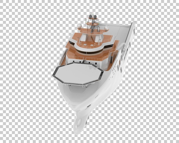 Large vessel isolated on transparent background 3d rendering illustration