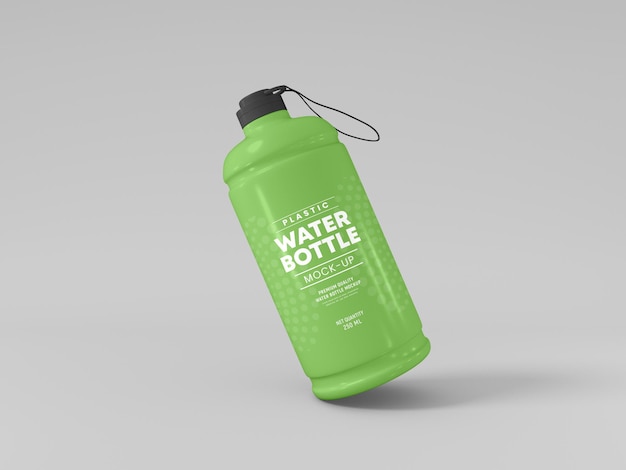 Mockup di bottiglia d'acqua grande