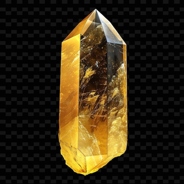 PSD a large yellow diamond is on a black background