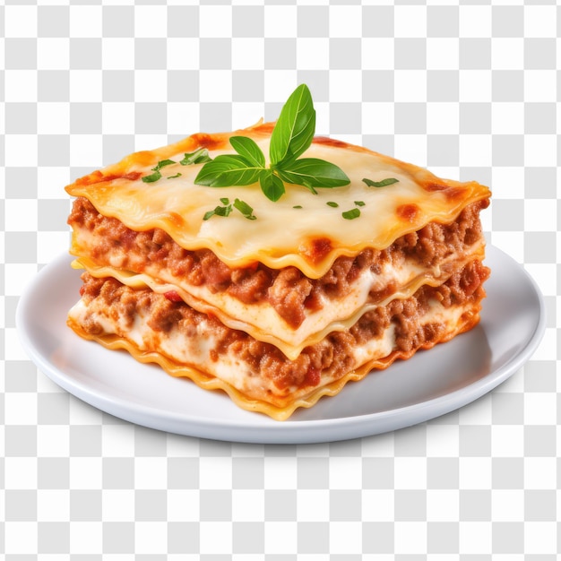 PSD lasagne su un piatto