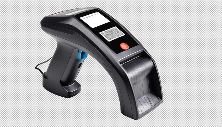 PSD laser scanner reader for barcode enhances retail checkout speed