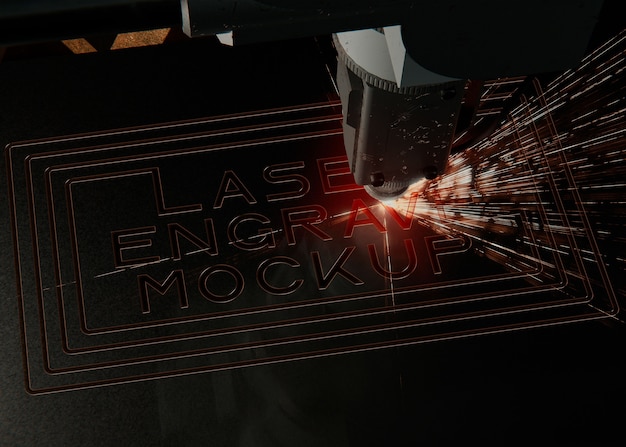 Lasergraveren op metalen oppervlak