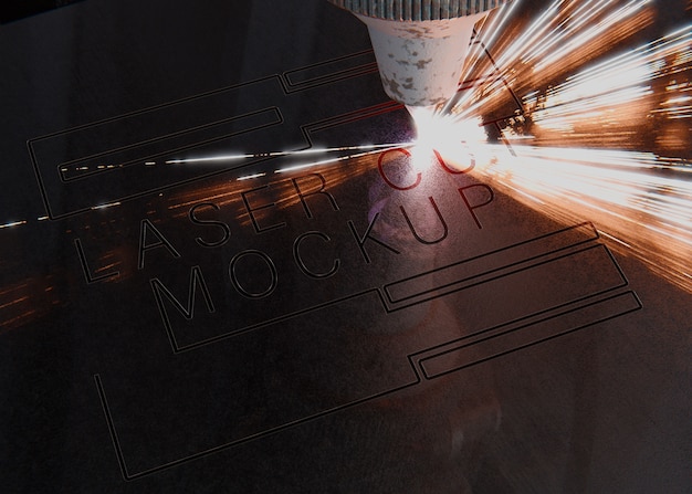 Lasergravure op metalen oppervlak