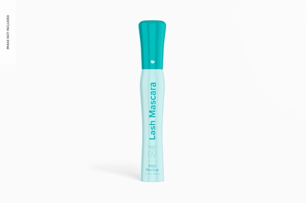 Lash mascara mockup, front view