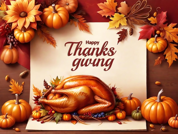 PSD lat thanksgiving illustratie imaige