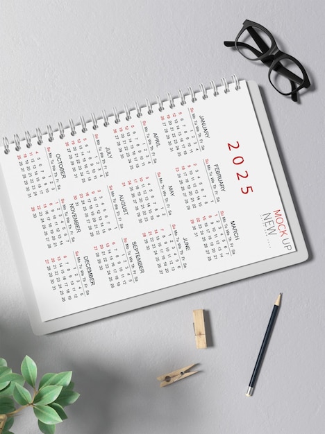 Latest calendar mockup