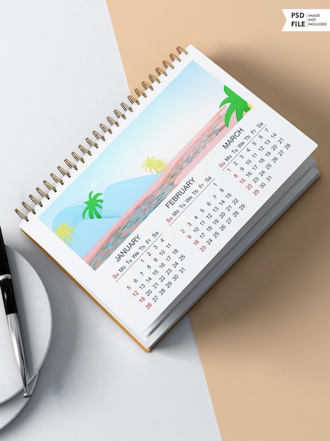 Latest calendar mockup