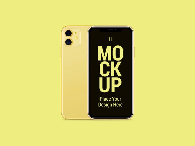 Mockup di smart phone più recente