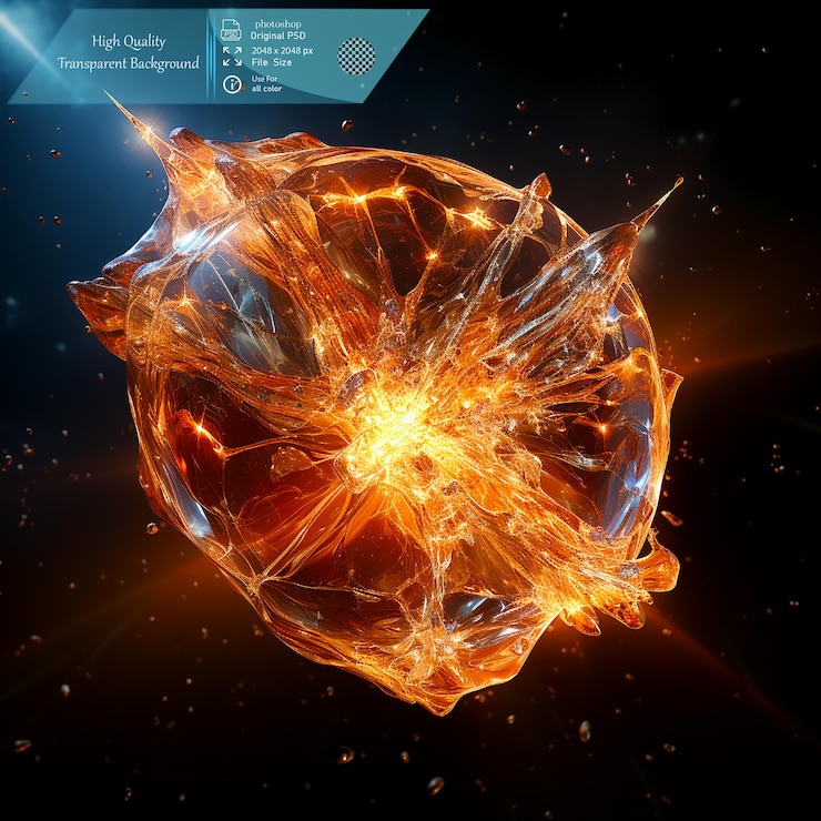 PSD a latestage star that has exhausted the hydrogen in its coreon transparent background