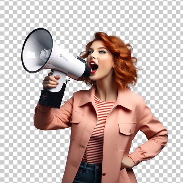 PSD latino woman smiling looking at the camera and giving the peace sign