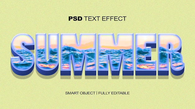 PSD lato 2 efekt tekstowy