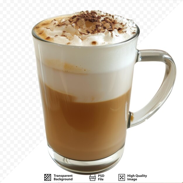 PSD latte coffee