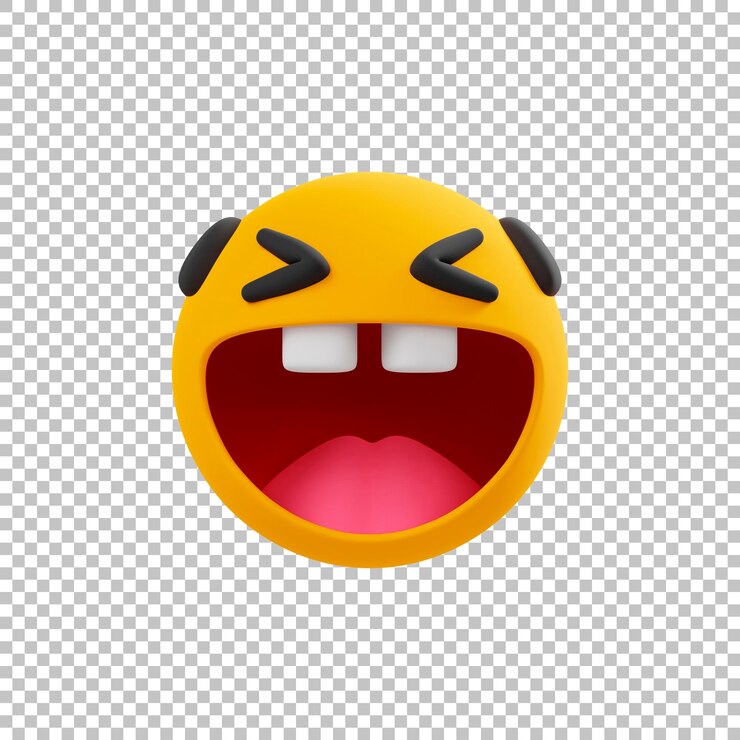 laugh  emoticon 3d emoji Icon