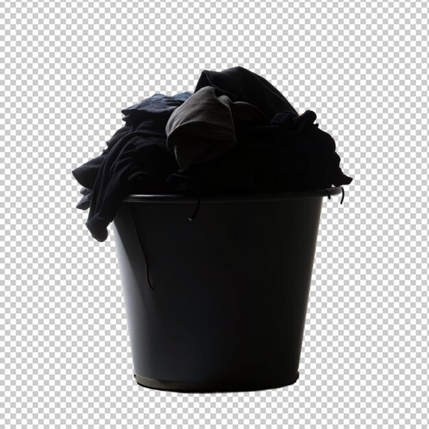 PSD a laundry bucket on transparent background