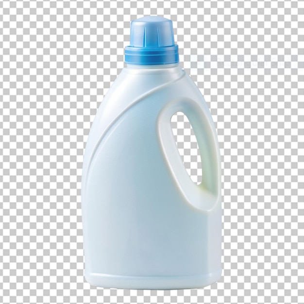 Laundry detergent bottle isolated on transparent background