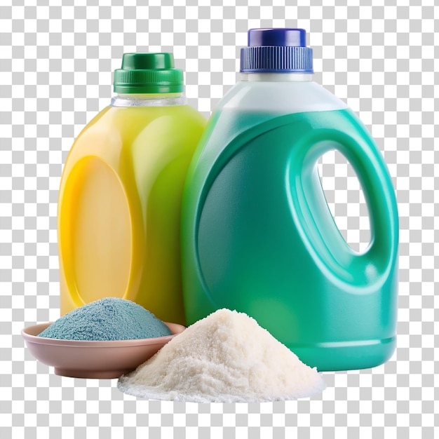 PSD laundry detergent isolated on transparent background