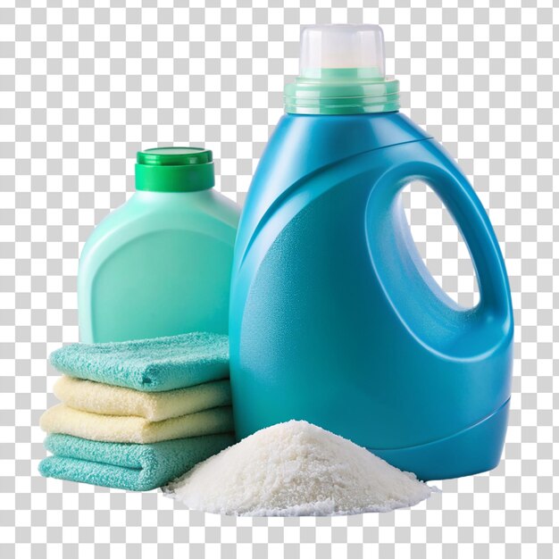 PSD laundry detergent isolated on transparent background