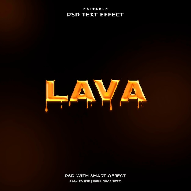 Lava Text Effect