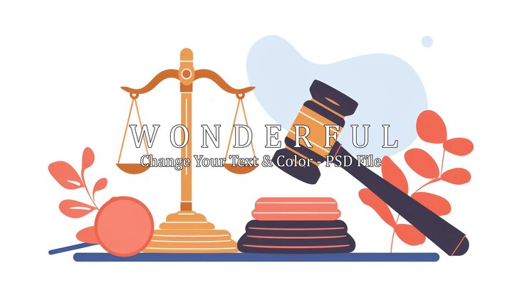 PSD law and justice illustration