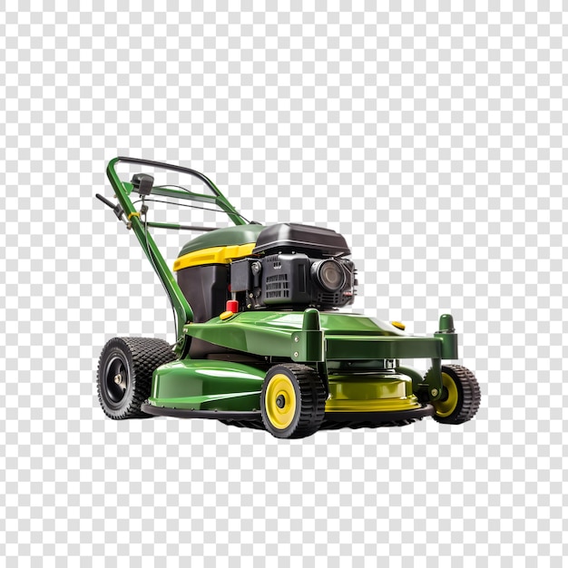 PSD lawn mower on a transparent background