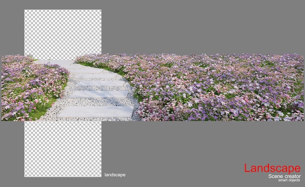 PSD lawns and flower gardens