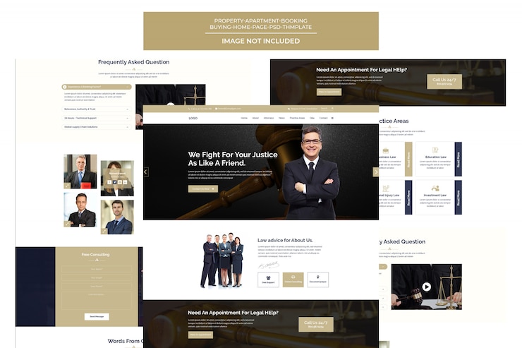 PSD lawyer & attorney   template