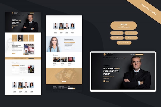 PSD lawyer template