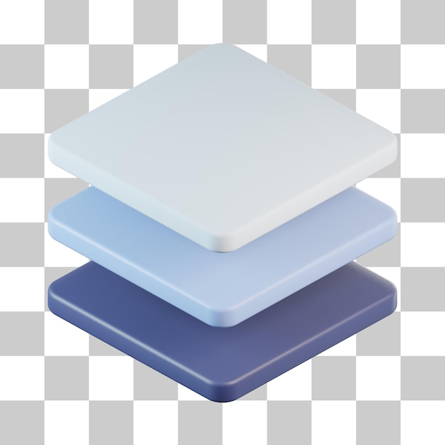 PSD layer 3d icon