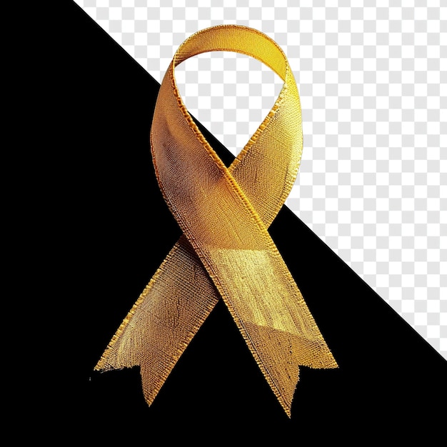 PSD layered imagery yellow sclerosis ribbon biopunk style black background
