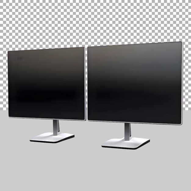 PSD 투명한 배경의 lcd tv ai 생성