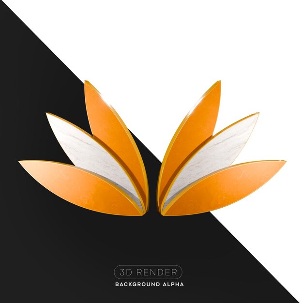 Leaf decoration for premium flyer