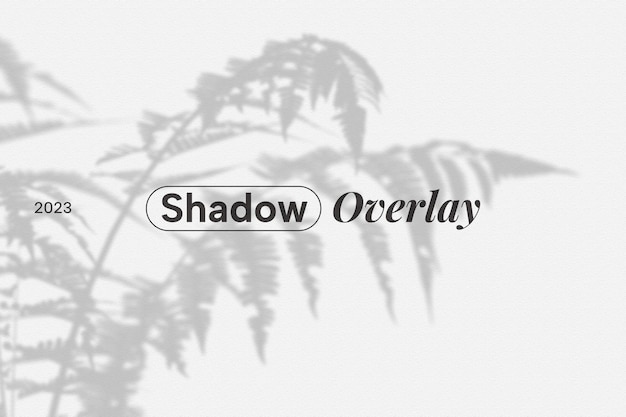 PSD leaf shadow overlay