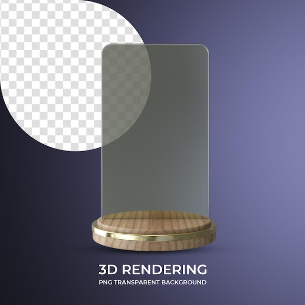 PSD porta depliant rendering 3d isolato sfondo trasparente