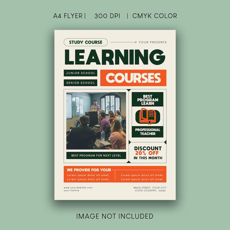 PSD learning courses flyer