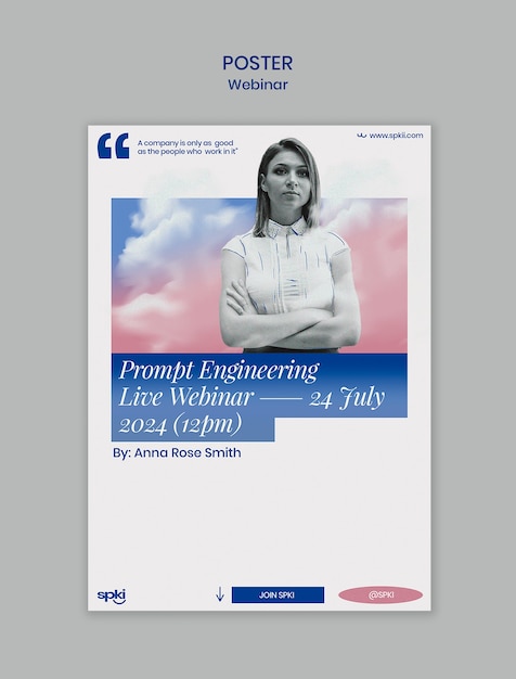 learning webinar template