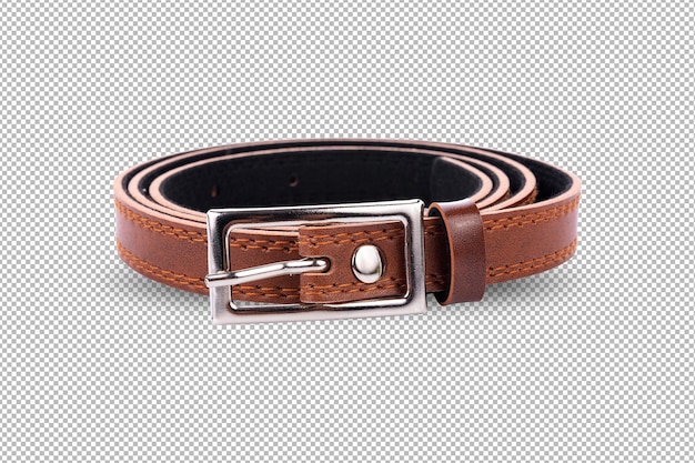 PSD leather belt isolated