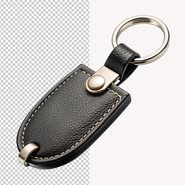 PSD leather key chain png