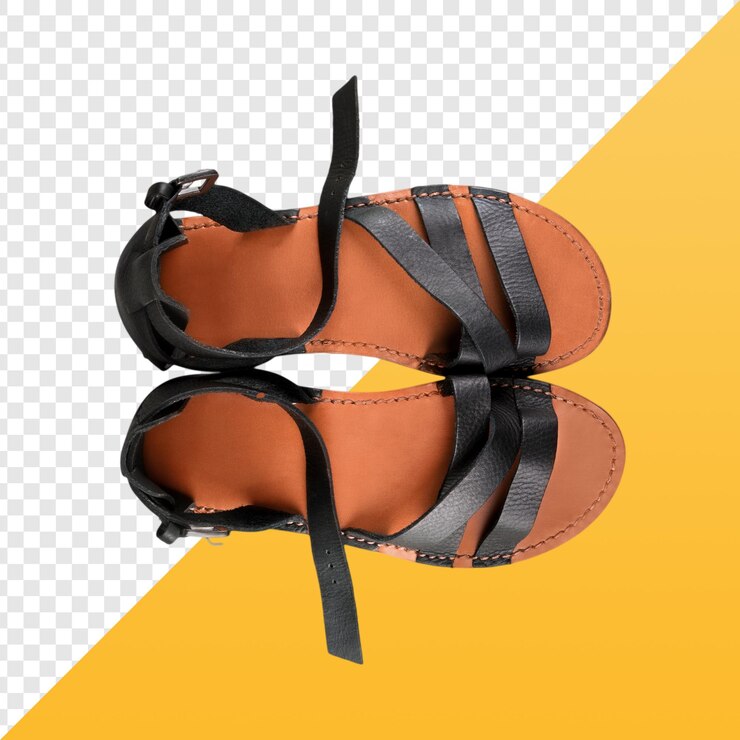 PSD 皮のサンダル